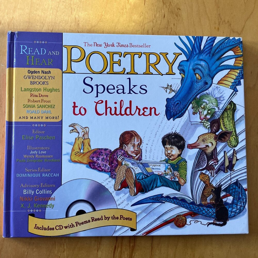 Poetry Speaks to Children (A Poetry Speaks Experience) Hardcover VERY GOOD